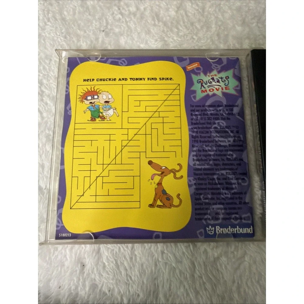 The Rugrats Movie Activity Challenge PC CD ROM Computer Windows Game 1998 Vtg